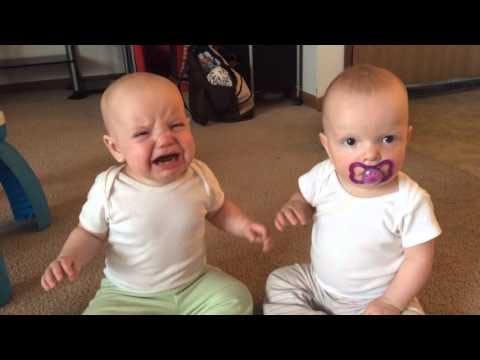 Baby Girls Fight Over Pacifier